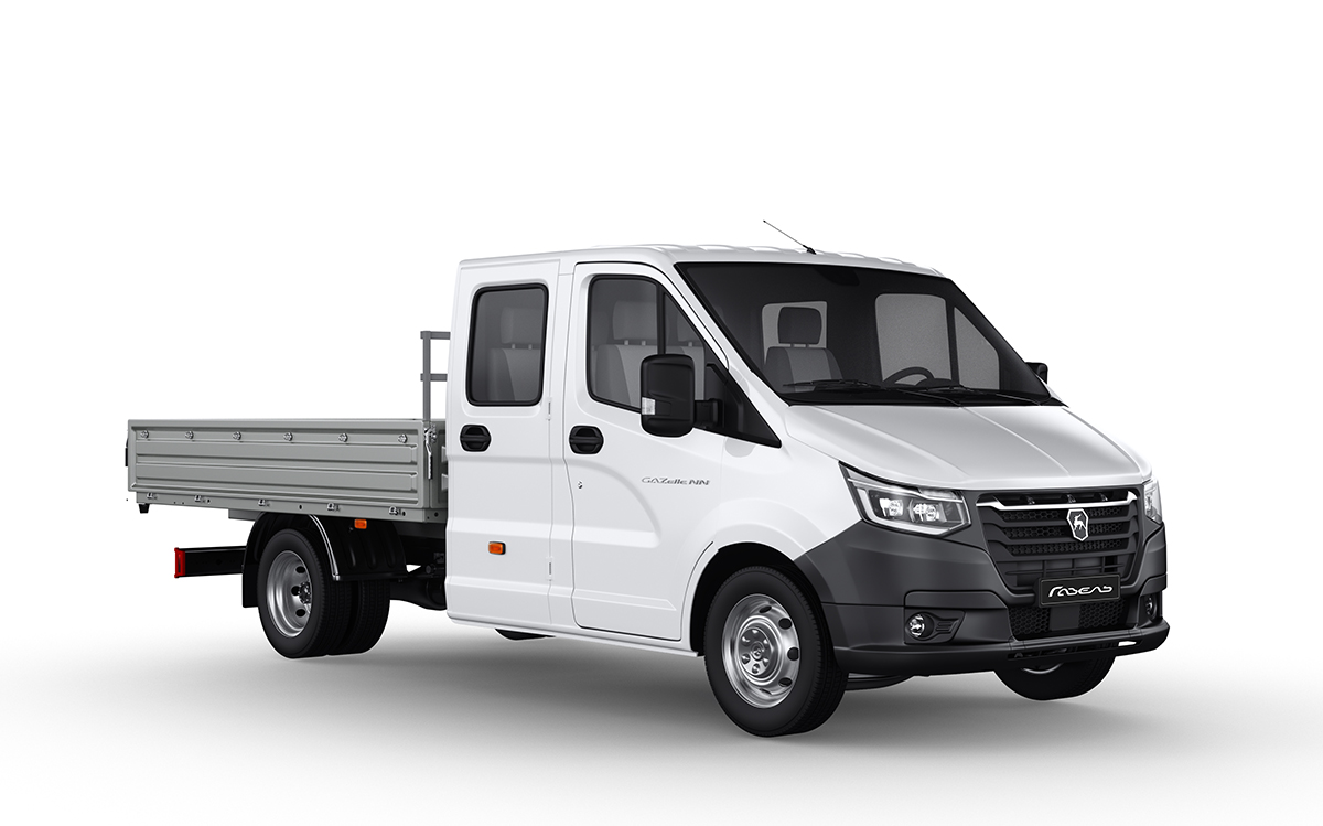 Бортовая платформа с двухрядной кабиной Газель NN Базис C42R92