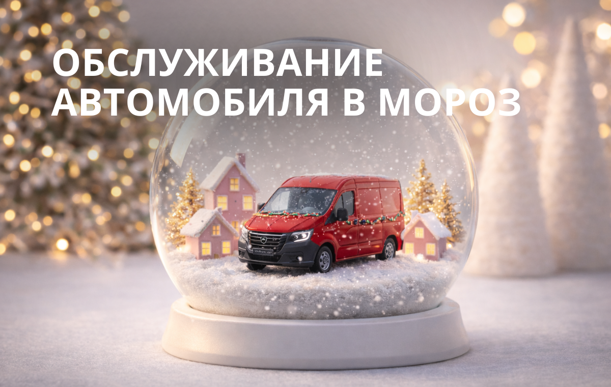 Обслуживание автомобиля в мороз!